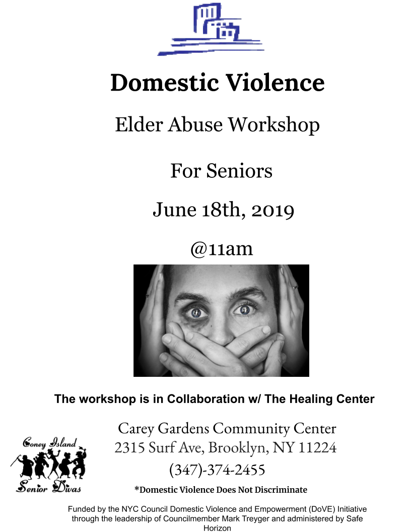 Elder Abuse Workshop flyer